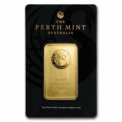 1oz Perth Mint Gold bar Assay 