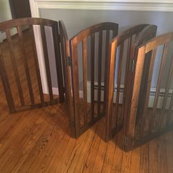 TWO Wooden Per Gates