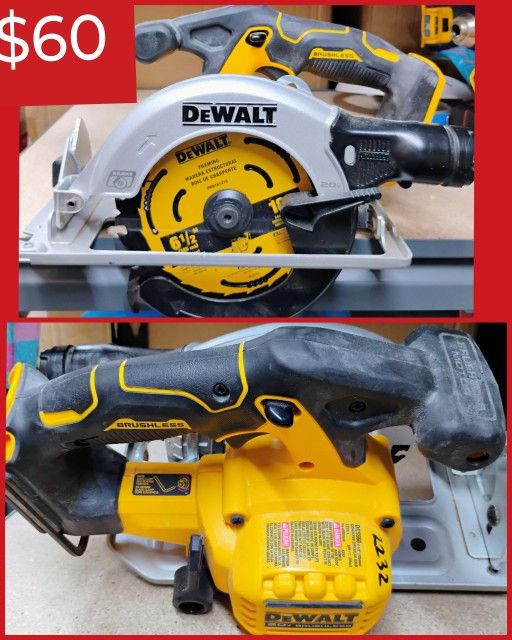 DeWalt 20v Circular Saw 6 1/2, 6.5