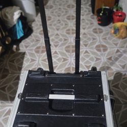 Gator Cases Lightweight Rolling Rack Case Plus added 4 wheels dolly 20"x17"x14"