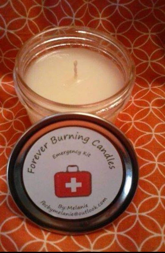 Handmade Emergency Kit Candles