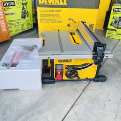 DEWALT 15 Amp Corded 8-1/4 in. Compact Portable Jobsite Tablesaw (Stand Not Included)