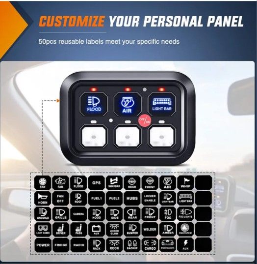 6 GANG SWITCHES