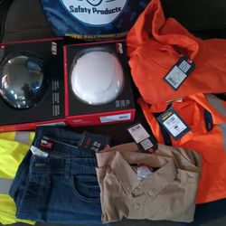 New Lots Of PIP Fire Resistant Clothing And hard hats 