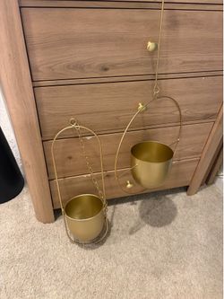 New Gold Hanging Pots