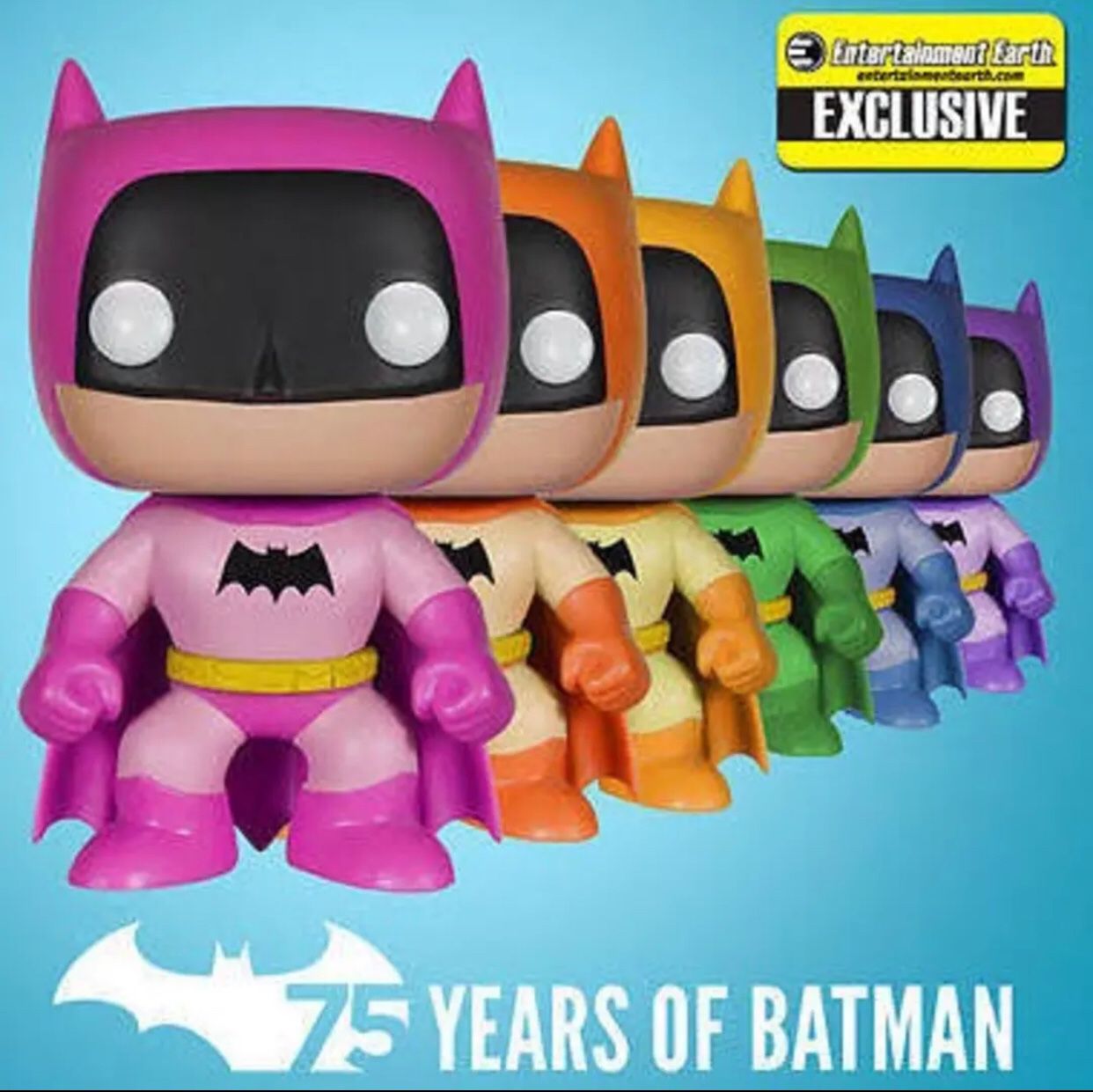 Funko Batman 75th Anniversary Pink Rainbow Batman Pop! Vinyl Figure