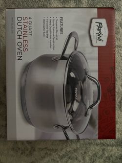 Parini 4 Quart Stainless Dutch Oven