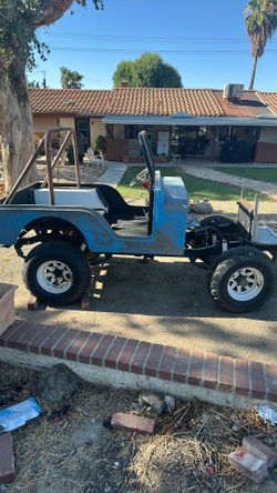 Fiberglass tub an hood Cj5