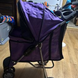 Three wheeled doggy carriage