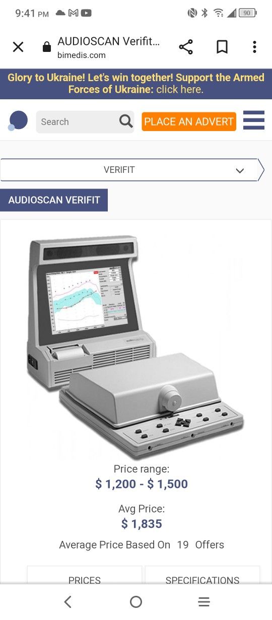 Verifit Audio Scan Machine