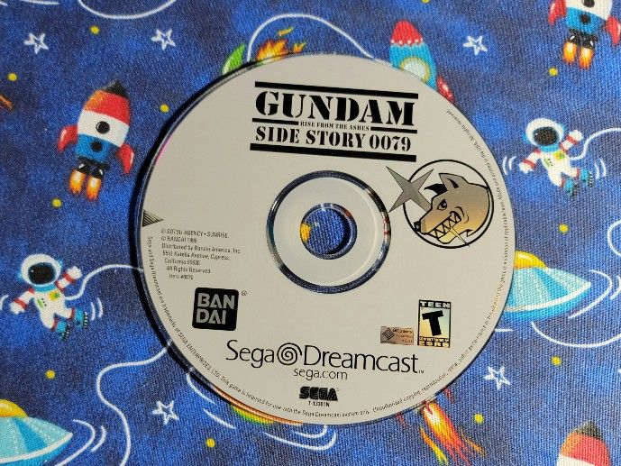 Gundam Side Story 0079 Rise From The Ashes Sega Dreamcast North Amercian Release