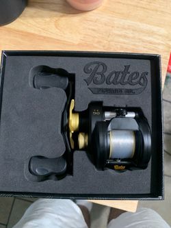 Bates reel bait caster