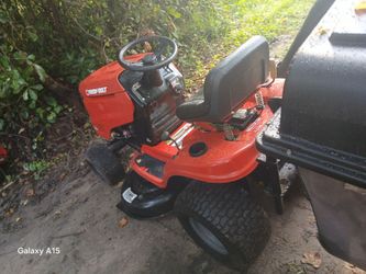 Riding Mower with bagger