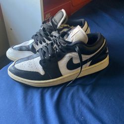 Nike WMNS Air Jordan 1 Low Homage BLACK×WHITE