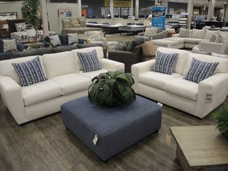 Sofa - Ivory Track Arm - Ivory | Couch | Living Room Couch