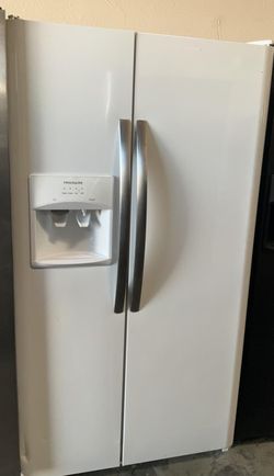 Frigidaire Side By Side  White Refrigerator
