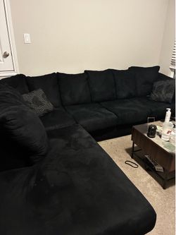Black sectional