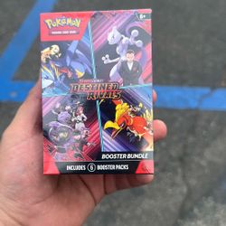 Pokémon Scarlet and Violet Destin rivals booster bundle