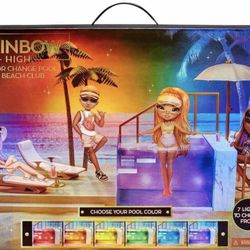 MGA Rainbow High Color Changing Pool NEW