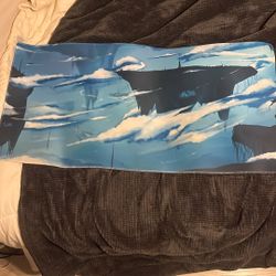 Large blue mousepad