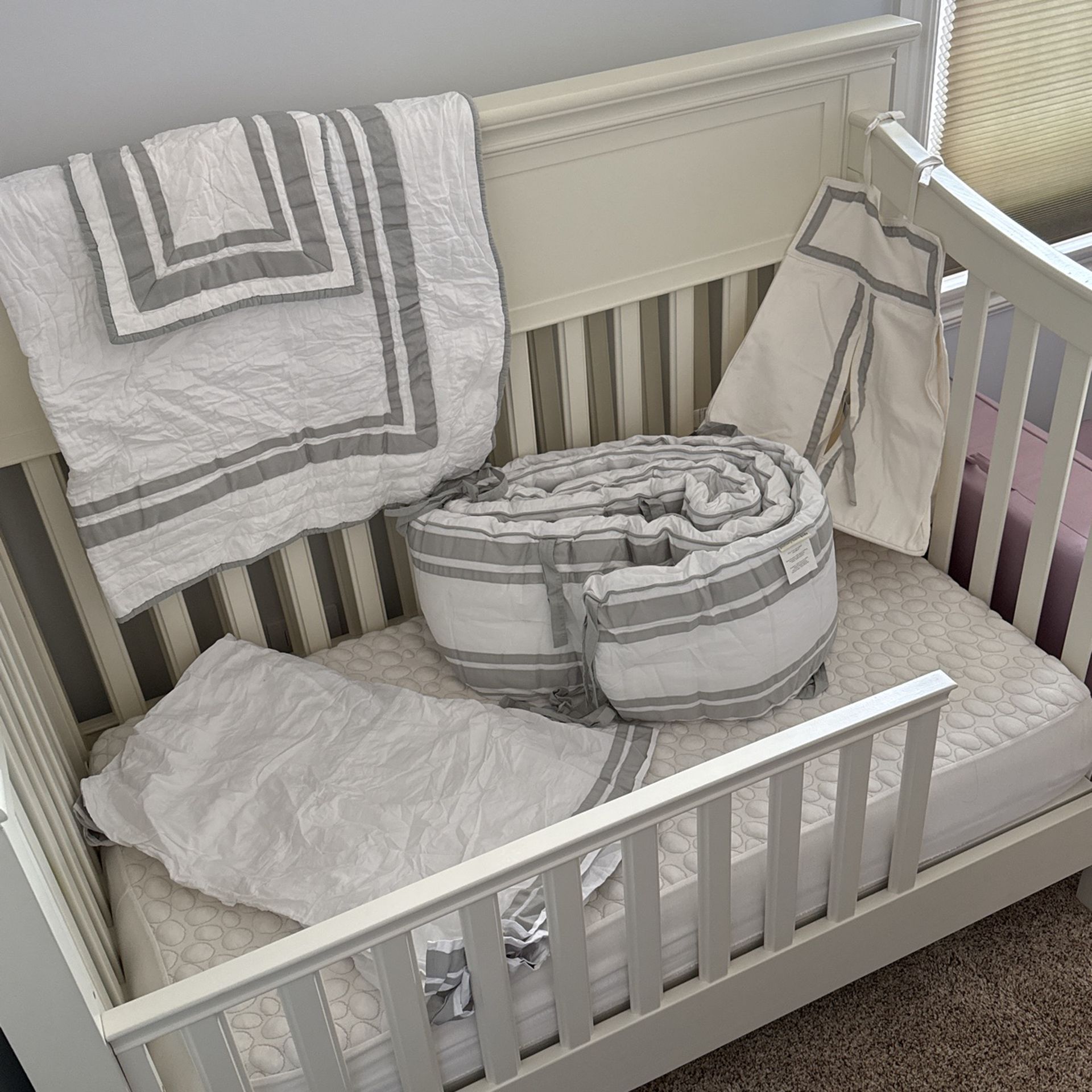 Pottery barn Kids Crib Set