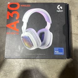 Logitech G Astro A30 LIGHTSPEED Wireless Gaming Headset - Bluetooth, Dolby Atmos/3D Audio Compatible, Detachable Boom, 27hr battery, for PS5, PS4, Nin