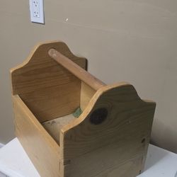 Decor Wood Tool Box15.5"L×13"tall×12w  $15
