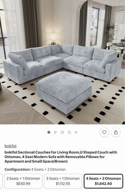 L Shape Sectional Couches