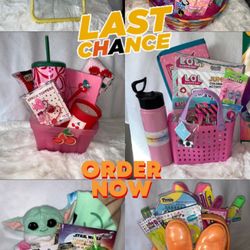 LAST CHANCE!! Custom Made EASTER BASKETS for ALL AGES!! **PRICES RANGE based on size/content**