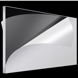 Clear Acrylic Sheet Panel – 24” x 48”, 1/2” Thick, Transparent Plastic Board with Protective Film for DIY, Crafts, Signs & Displays