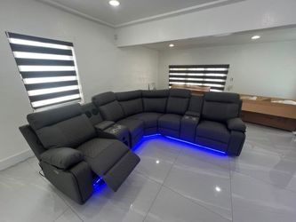 Seccional reclinable eléctrico ask for price