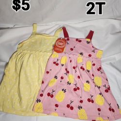 2T Sundresses NWT