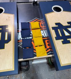 Notre Dame Cornhole set