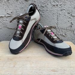 Timberland Womens Outdoor Performance Shoes Size 10 M Tan/Pink Mesh Hiking