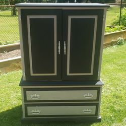 Custom painted dresser