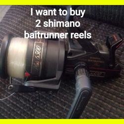 Wanted 2 Shimano Baitrunner 6500 Fishing Reels