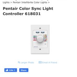 Pentair Color Sync  WiFi Controller For Pentair Intellibrite And Color Lights