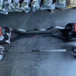BowFlex SelectTech 2080 Barbell and Curl Bar…. Home Gym Fitness… $420 Price Is Firm!!!