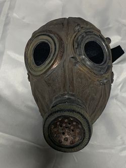 Steam punk latex gas mask