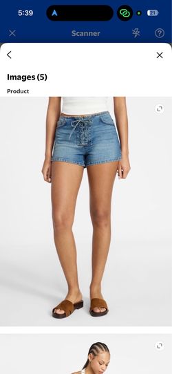 New Festival Boho Lace up woman’s shorts Small