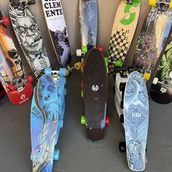 Custom and prebuilt skateboards
