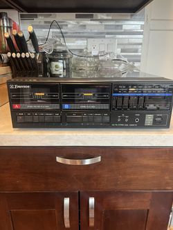 Vintage Emerson Double Tape Player, Record, And Stereo Model Number M2335