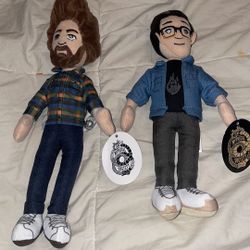 Rhett and Link Talking Plushies Good Mythical Society Exclusive