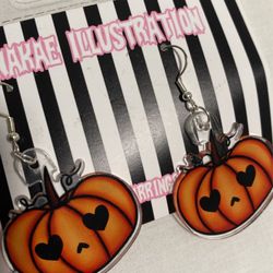 Pumpkin Earrings