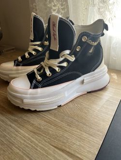 Converse Run Star Legacy CX Heart Chain Link Platform Sneakers