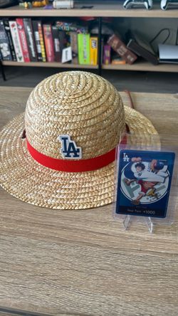 One Piece TCG Luffy LA Dodgers Don!! Card + Hat