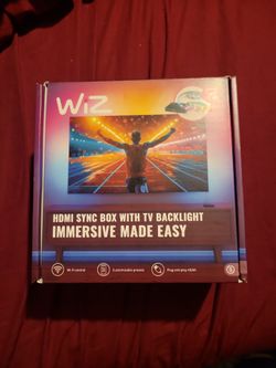 Wiz HDMI Sync box with tv backlight
