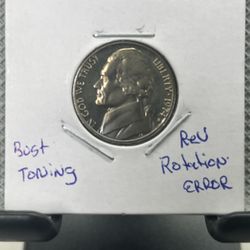 1974-S 5c Proof Cameo with Slight Rotation Error and bust tones UC