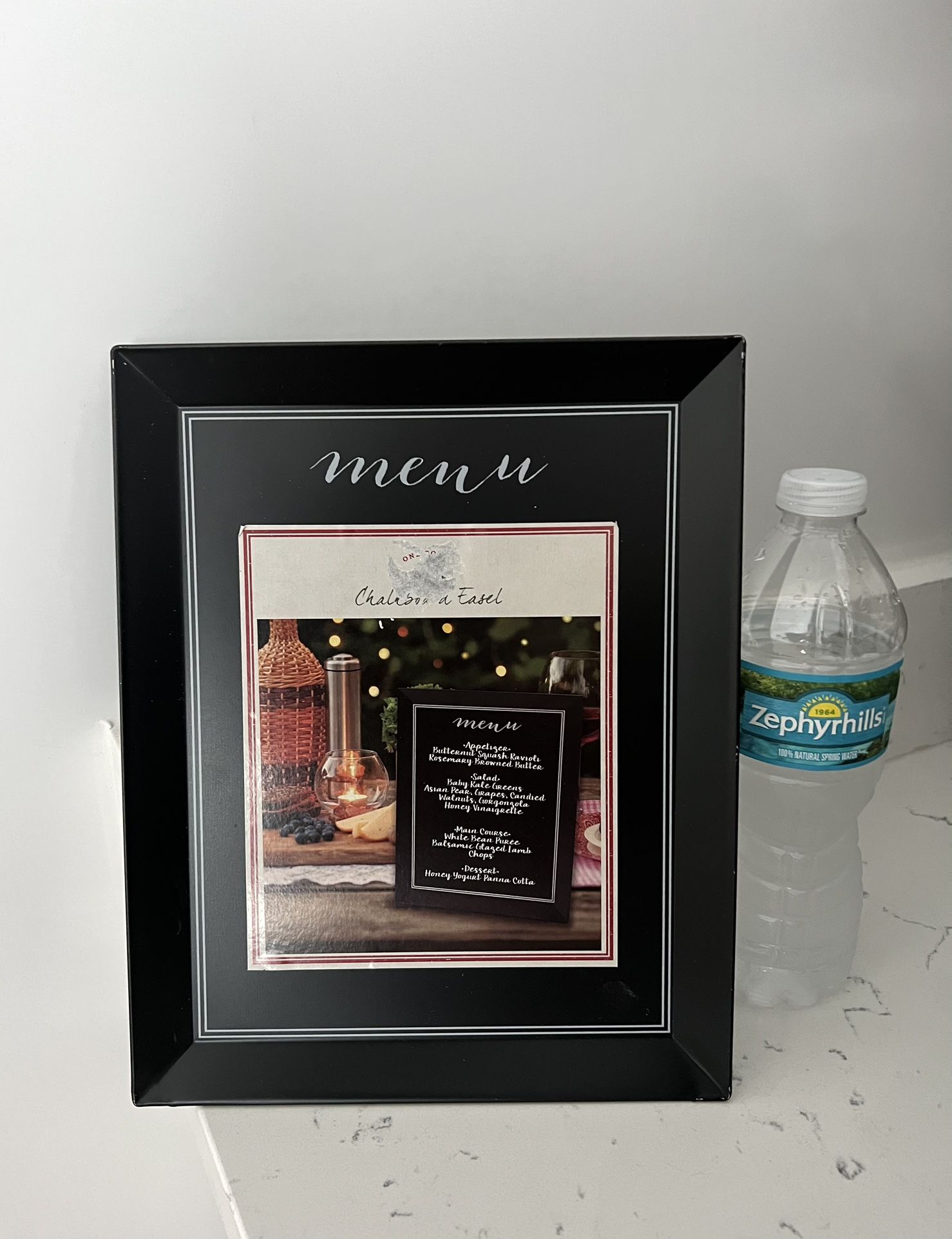 Menu Chalkboard 🖍️Easel Tabletop