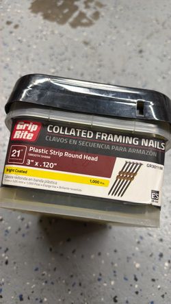 Collated framing nails